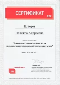 Шторм Надежда Андреевна