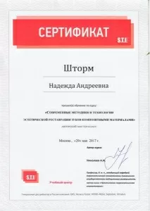 Шторм Надежда Андреевна