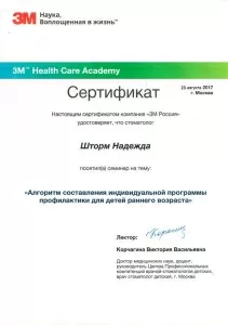 Шторм Надежда Андреевна