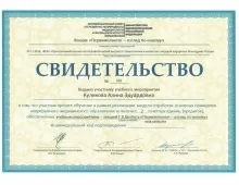 Куликова Алина Эдуардовна