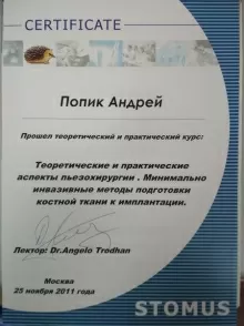 Попик Андрей Витальевич