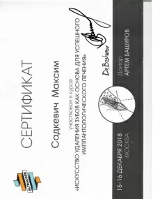 Садкевич Максим Олегович