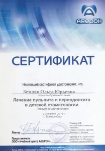 Земляк Ольга Юрьевна