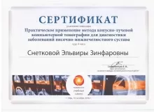 Снеткова Эльвира Зинфаровна