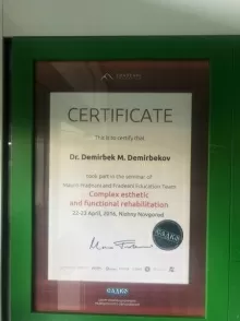 Демирбеков Демирбек Маликович