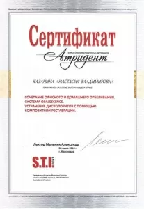 Казанина Анастасия Владимировна