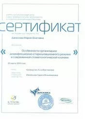 Данилова Мария Олеговна