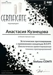 Кузнецова Анастасия Александровна