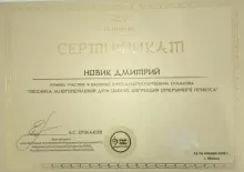 Новик Дмитрий Александрович