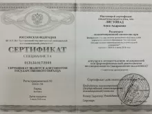 Листопад Анна Андреевна