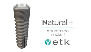 Конусообразный зубной имплантат Euroteknika серии Naturall Euroteknika